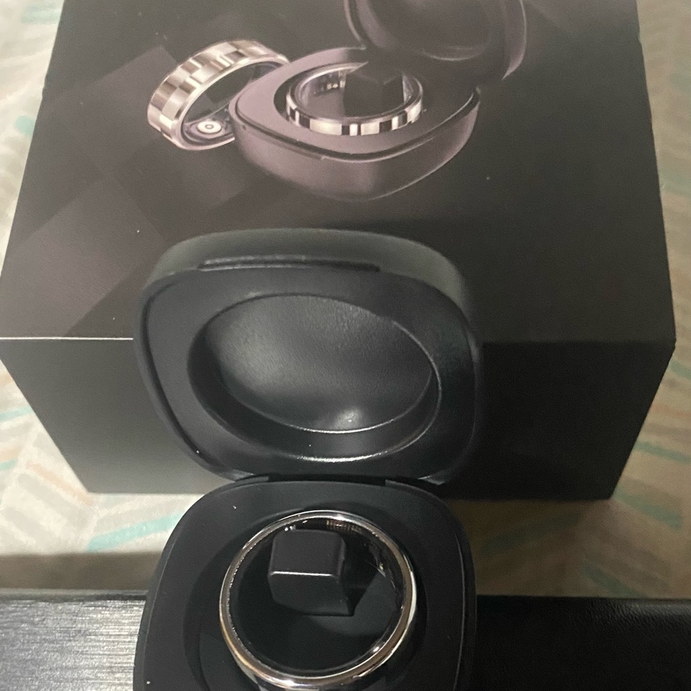 Smart Wearable Silver Ring